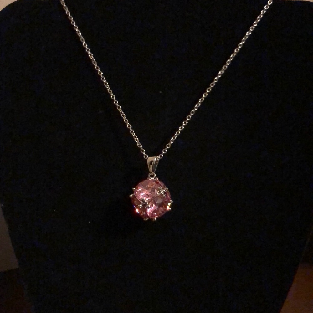 Pink Cube Necklace
